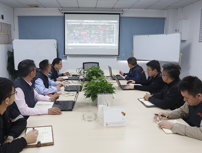 Conference room of manufacturing center